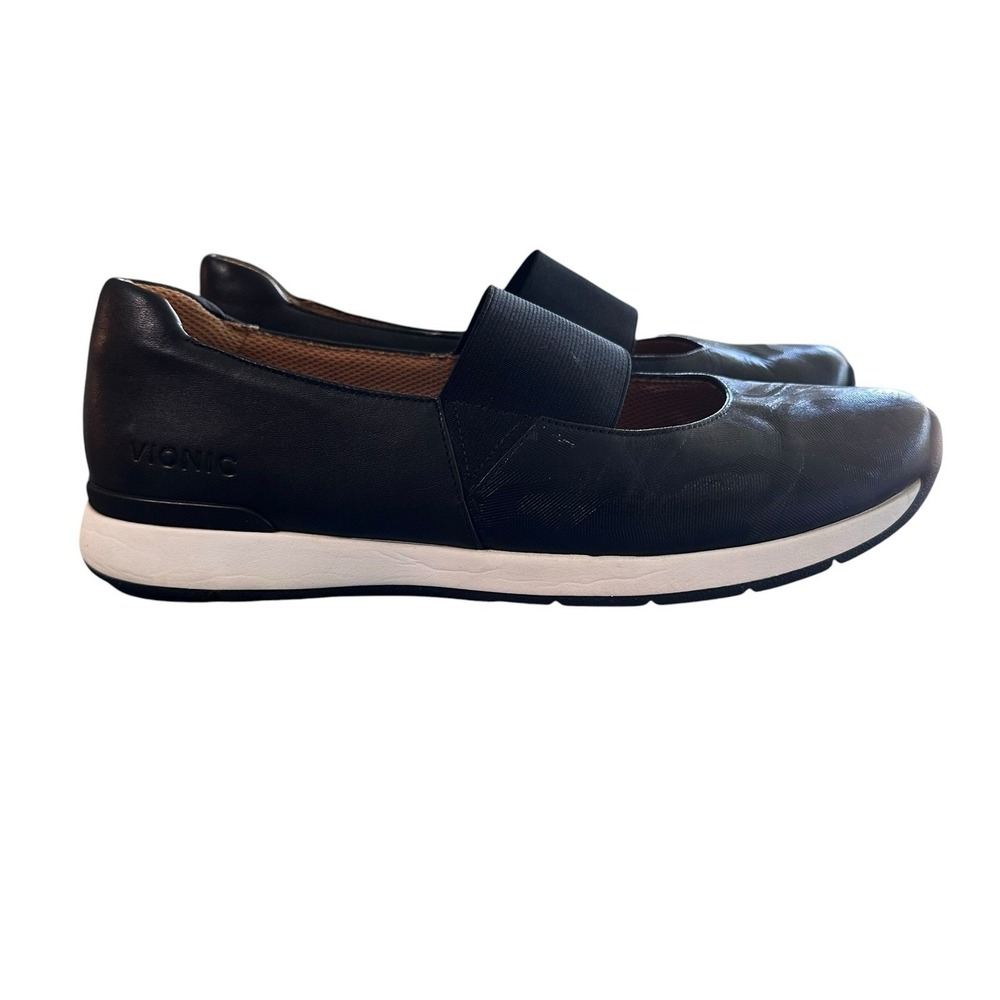 Vionic Cosmic Cadee Mary Jane Slip On Walking Shoe Women's‎ Sz 9.5 Wide Comfort